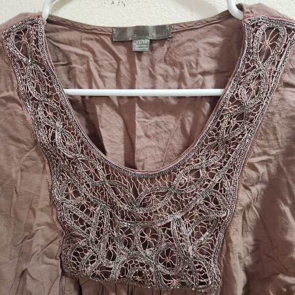 Love 21 Funky Dress, Color Mauve, Size XS - Picture 3 of 5